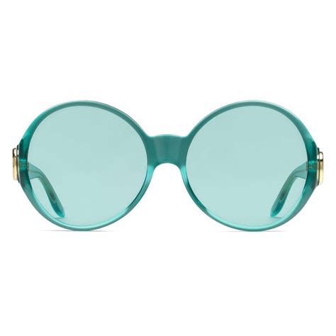 blue gucci eyeglasses with gold hardware|Gucci blue light glasses.